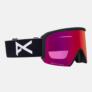 ANON Nesa Goggle + MFI Facemask 2026 - Black/Perceive Sunny Red