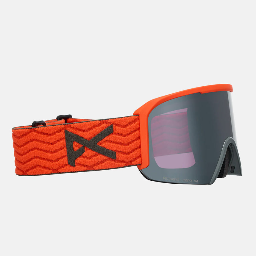 ANON Nesa Goggle + MFI Facemask 2026 - Fiesta Red/Perceive Sunny Onyx