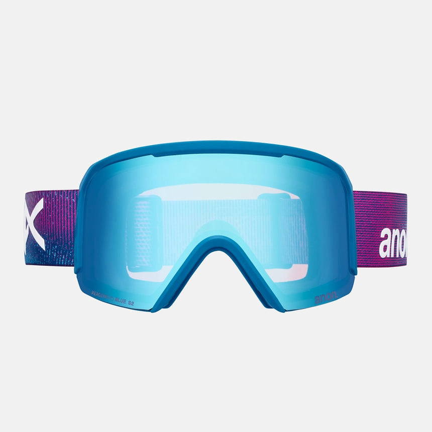 ANON Nesa Goggle + MFI Facemask 2026 - Pink Denim/Perceive Variable Blue
