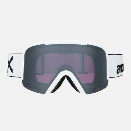 ANON Nesa Low Bridge Fit Goggle + MFI Facemask 2026 - White/Perceive Sunny Onyx