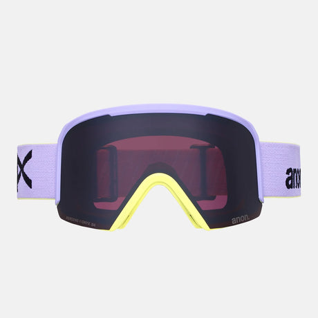 ANON Nesa Low Bridge Fit Goggle + MFI Facemask 2026 - Hyper Lilac/Perceive Sunny Onyx