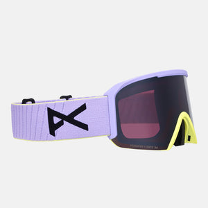 ANON Nesa Low Bridge Fit Goggle + MFI Facemask 2026 - Hyper Lilac/Perceive Sunny Onyx