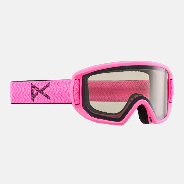 ANON Relapse Jr. Goggle + MFI Facemask 2025 - Pink/Smoke