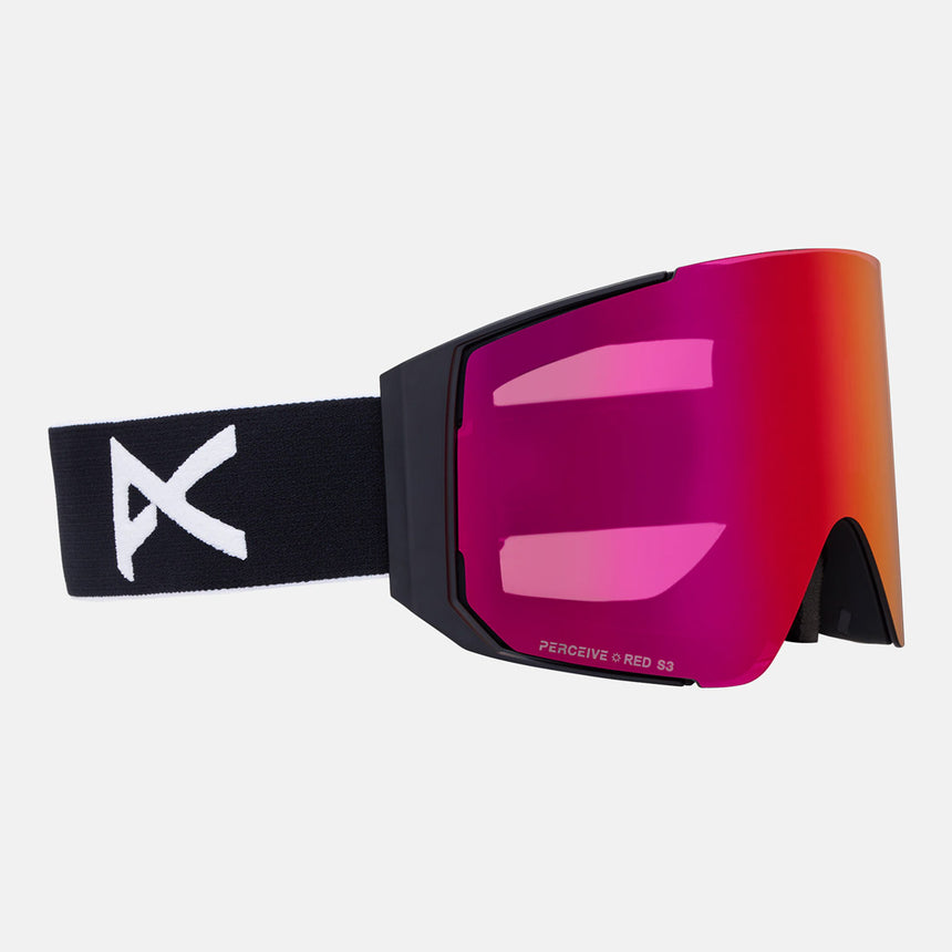 ANON Sync Goggle + MFI Facemask 2026 - Black/Perceive Sunny Red