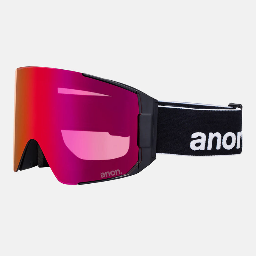 ANON Sync Goggle + MFI Facemask 2026 - Black/Perceive Sunny Red