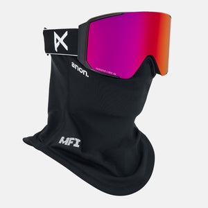 ANON Sync Goggle + MFI Facemask 2026 - Black/Perceive Sunny Red