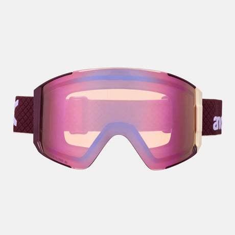 ANON Sync Goggle + MFI Facemask 2026 - Deep Cherry/Perceive Cloudy Pink