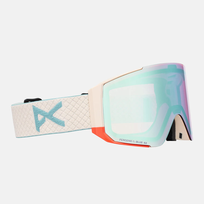 ANON Sync Goggle + MFI Facemask 2026 - Oat/Perceive Variable Blue