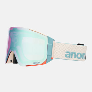 ANON Sync Goggle + MFI Facemask 2026 - Oat/Perceive Variable Blue