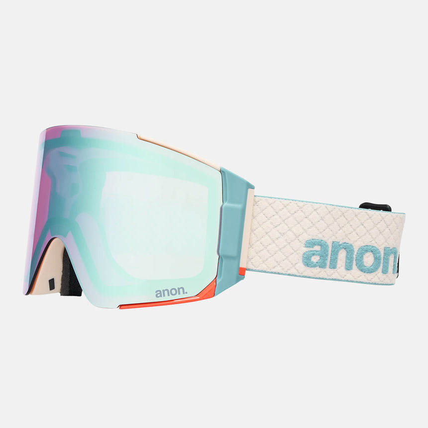 ANON Sync Goggle + MFI Facemask 2026 - Oat/Perceive Variable Blue