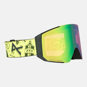 ANON Sync Goggle + MFI Facemask 2026 - Whirlwind/Perceive Variable Green