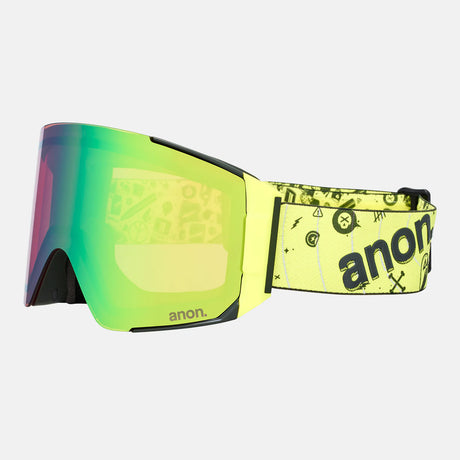 ANON Sync Goggle + MFI Facemask 2026 - Whirlwind/Perceive Variable Green