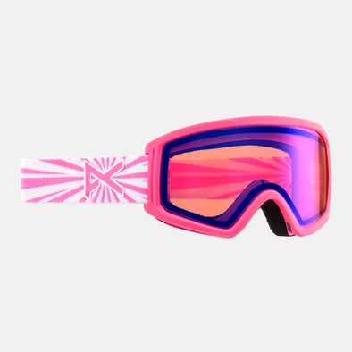 ANON Tracker 2.0 Low Bridge Fit Goggle 2025 - Pink Flag/Blue Amber