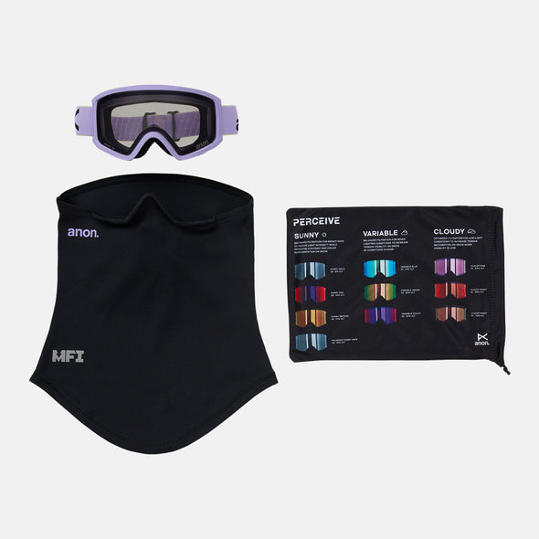 ANON Tracker 2.0 Low Bridge Fit Goggle 2026 - Hyper Lilac/Smoke