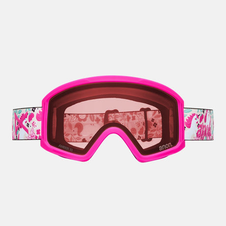 ANON Tracker 2.0 Low Bridge Fit Goggle 2026 - Unicorns/Pink Amber