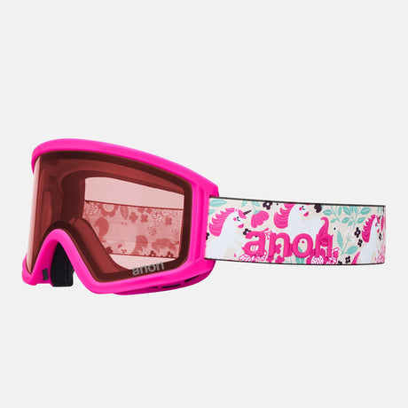 ANON Tracker 2.0 Low Bridge Fit Goggle 2026 - Unicorns/Pink Amber