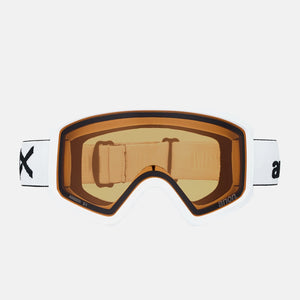 ANON Tracker 2.0 Low Bridge Fit Goggle 2026 - White/Amber