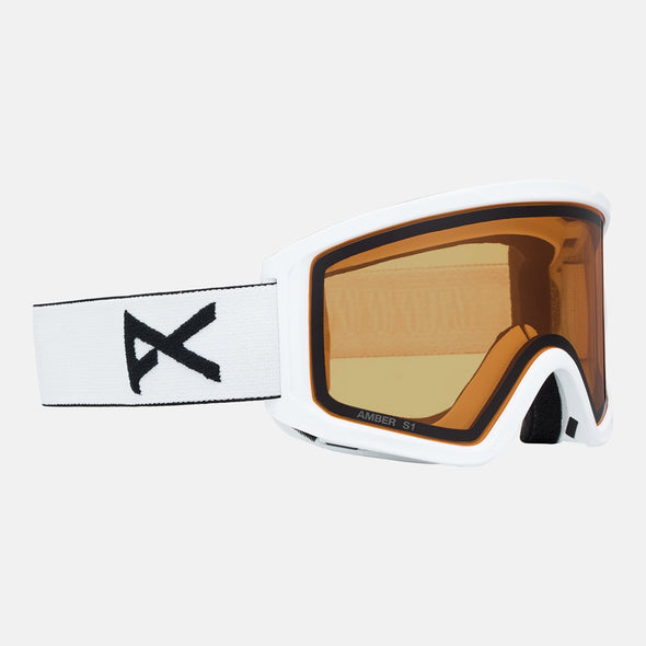 ANON Tracker 2.0 Low Bridge Fit Goggle 2026 - White/Amber