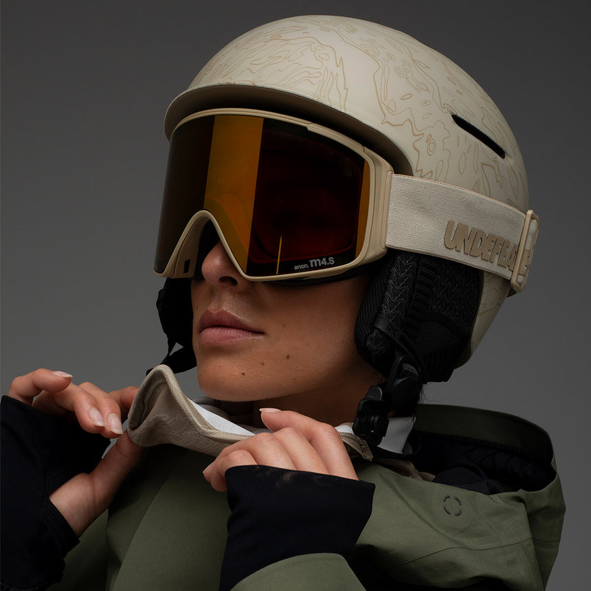 ANON UNDEFEATED Logan Wavecel Helmet - Tan