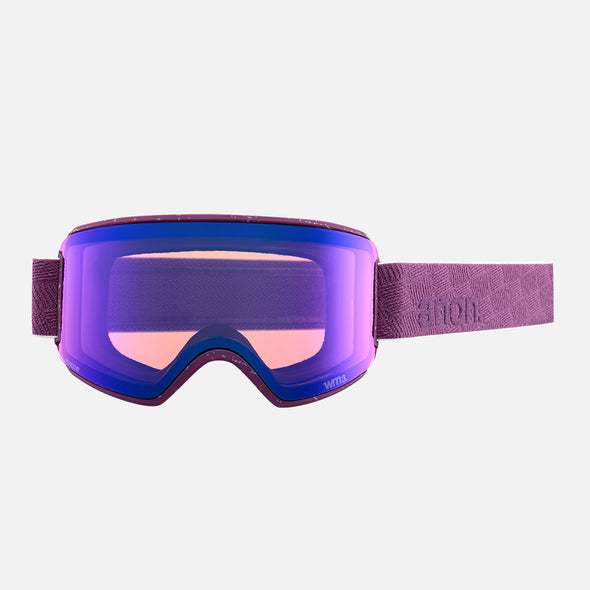 ANON WM3 Goggle + MFI Facemask 2024 - Grape/Perceive Sunny Onyx