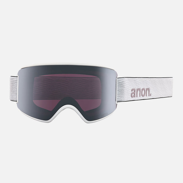 ANON WM3 Goggle + MFI Facemask 2024 - White/Perceive Variable Violet