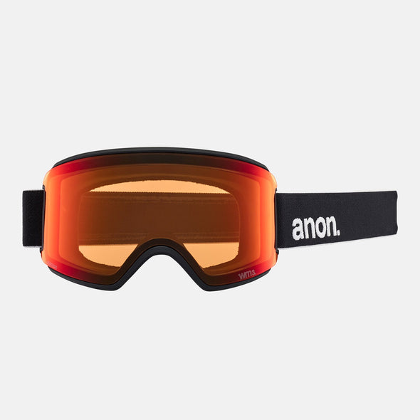 ANON WM3 Goggle + MFI Facemask 2025 - Black/Perceive Sunny Red