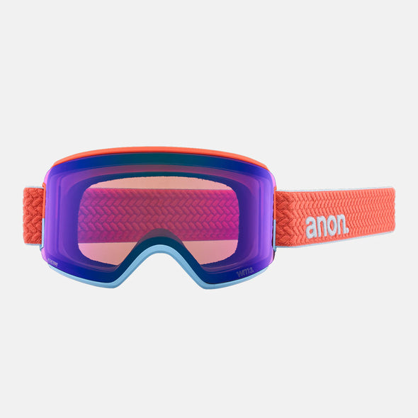 ANON WM3 Goggle + MFI Facemask 2025 - Peach Echo/Perceive Sunny Onyx