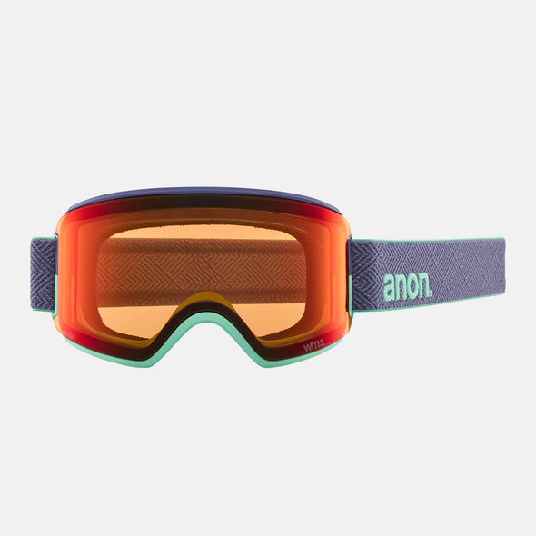 ANON WM3 Goggle + MFI Facemask 2025 - Purple/Perceive Sunny Bronze