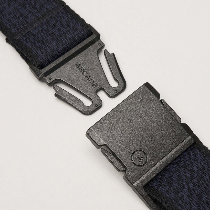 ARCADE Blackwood Slim Belt - Heather Navy/Black