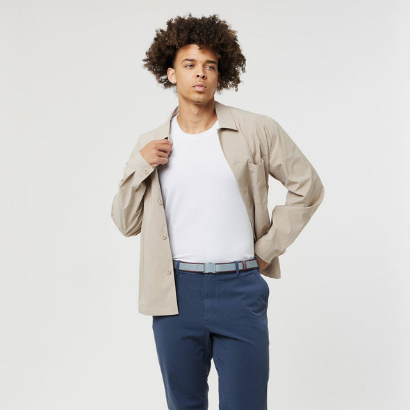 ARCADE Carto Slim Belt - Cloud/Burgundy
