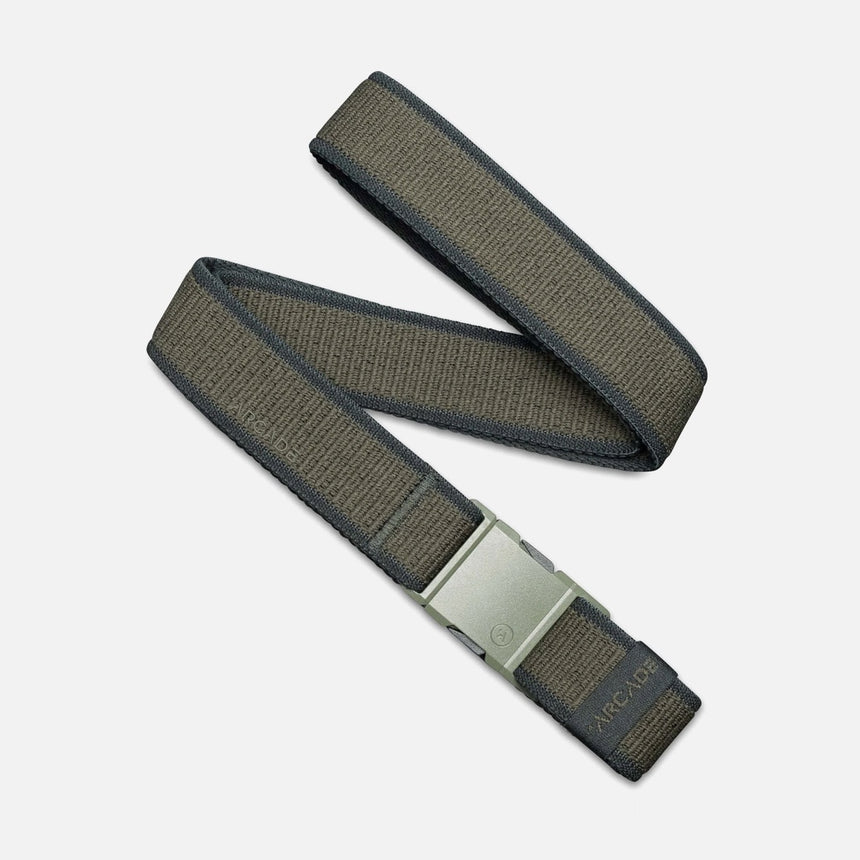 ARCADE Carto Slim Belt - Ivy Green/Jalapeno