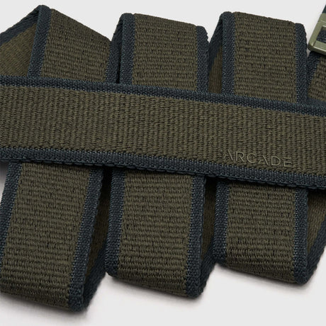 ARCADE Carto Slim Belt - Ivy Green/Jalapeno
