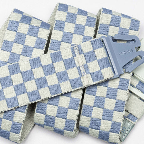 ARCADE Check Belt - Sky/Sage