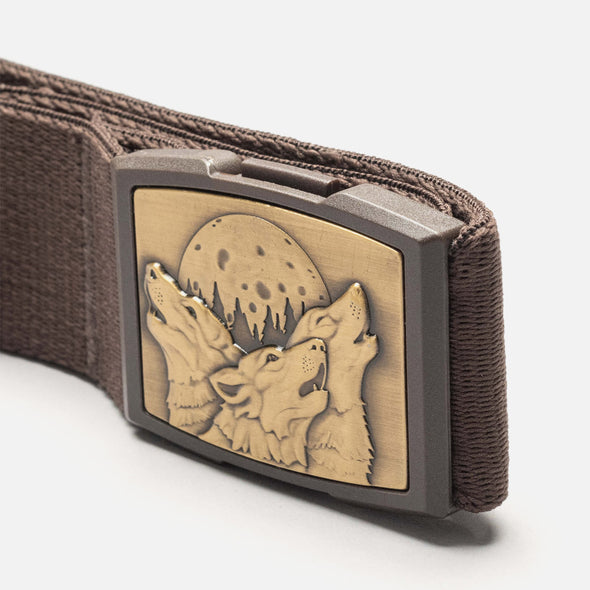 ARCADE Nature Wolves Belt - Walnut