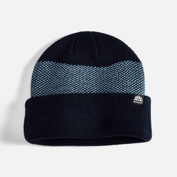 AUTUMN Birdseye Beanie - Navy