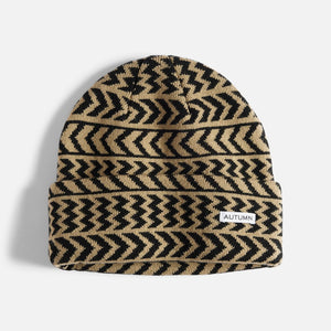 AUTUMN Chevron Beanie - Chinchilla