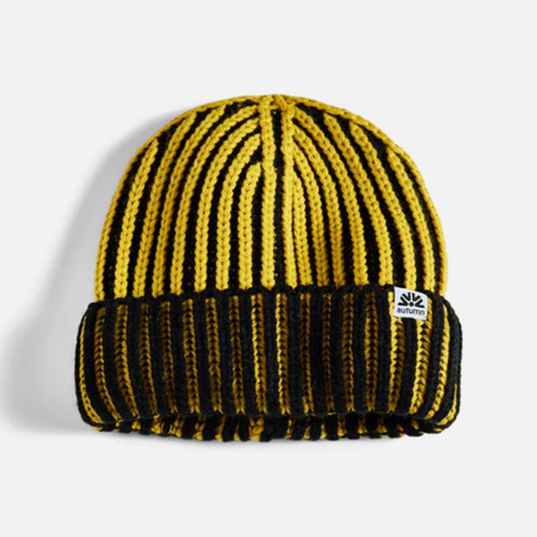 AUTUMN Chunky Beanie - Black Snake Eye