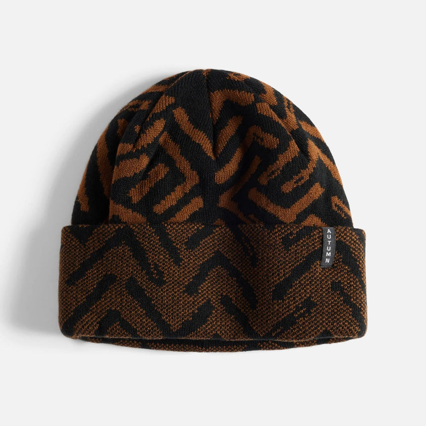 AUTUMN Geo Beanie - Black