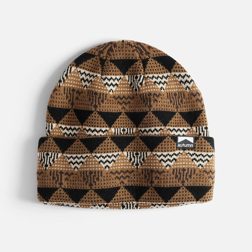 AUTUMN Landscape Beanie - Light Brown