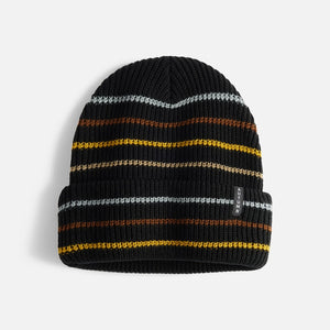 AUTUMN Multi Stripe Beanie - Black