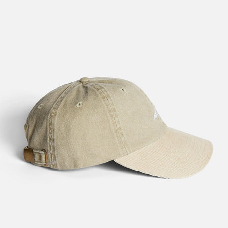 AUTUMN Prewashed Canvas Strapback Cap - Sand