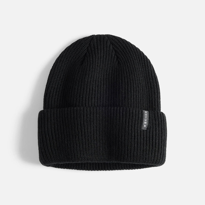 AUTUMN Select Solid Beanie - Black