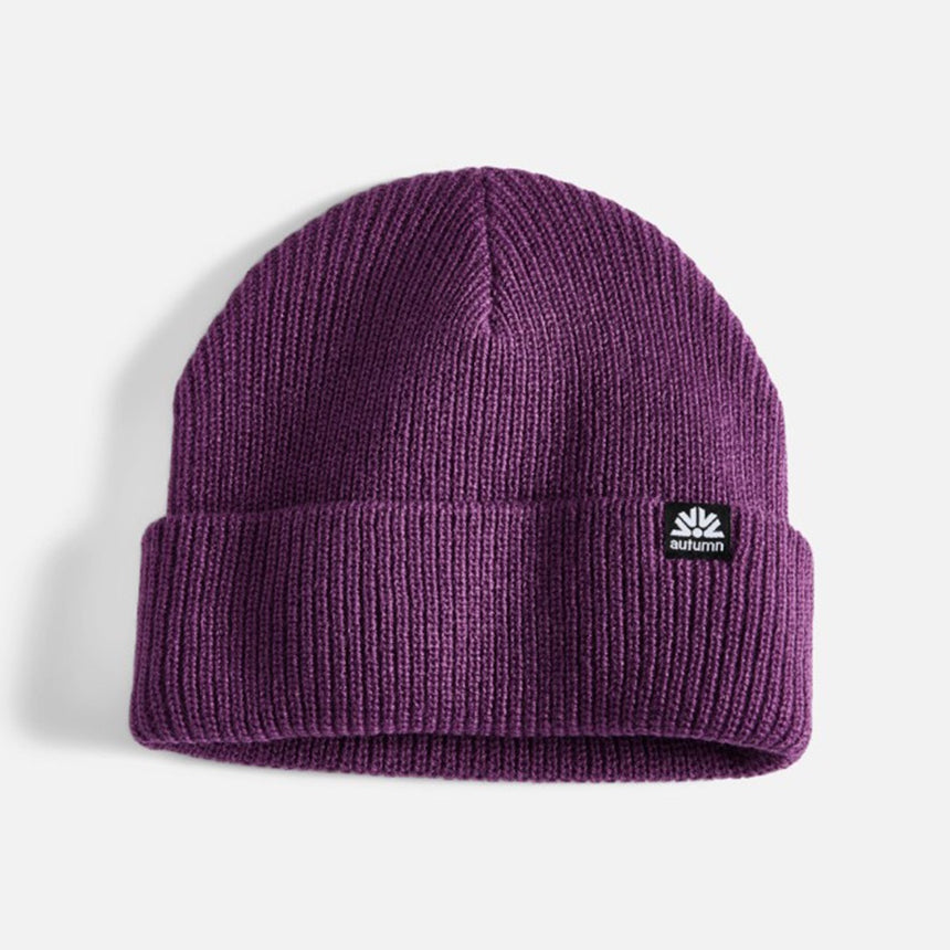 AUTUMN Simple Beanie - Eggplant