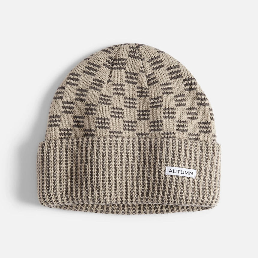 AUTUMN Squared Beanie - Steam Grey