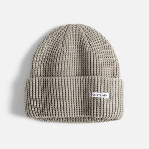 AUTUMN Waffle Beanie - Stone