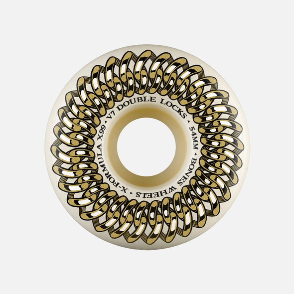 BONES X-Formula Double Lock V7 99A Wheels - Gold