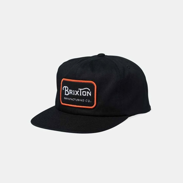 BRIXTON 20th Anniversary Grade Snapback - Black/Orange/White