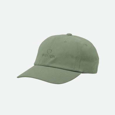 BRIXTON Alpha NP LP Adjustable Cap - Olive/Olive Rinse