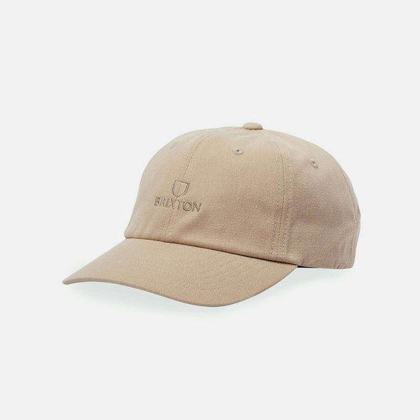 BRIXTON Alpha Netplus LP Adjustable Cap - Sand/Sand Rinse