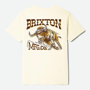 BRIXTON Barquero Tee - Cream